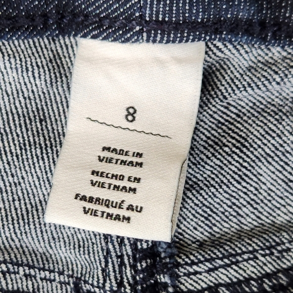 White House Black Market noir dark wash cropped jeans size 8 - Picture 8 of 12